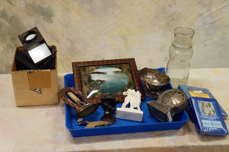 lot 53 image: Misc lotm wa bank & some brass.