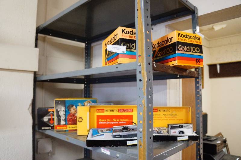 lot 58 image: 5 Kodak camera kits wfilm display boxes.