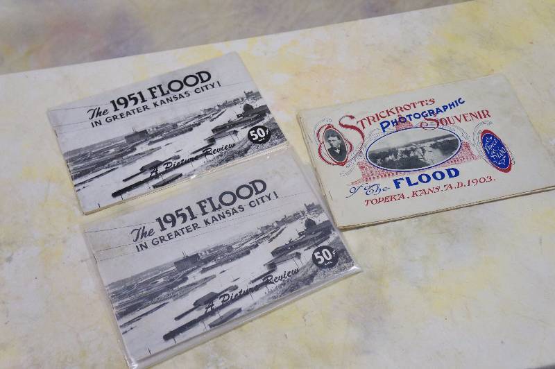 lot 83 image: Kansas history flood books.