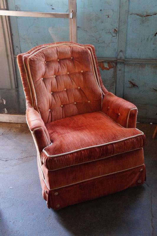 lot 108 image: Rock & swivel chair.