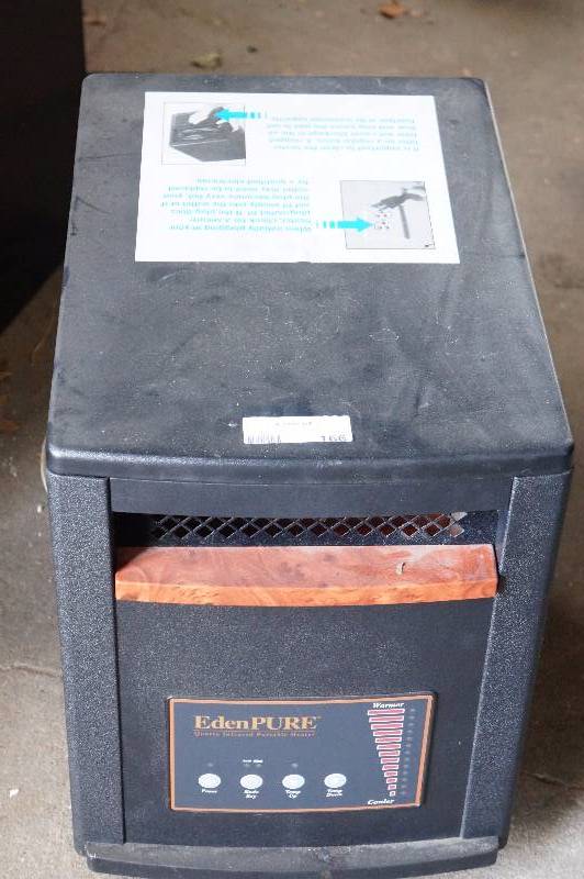 lot 166 image: Eden pure infrared heater.