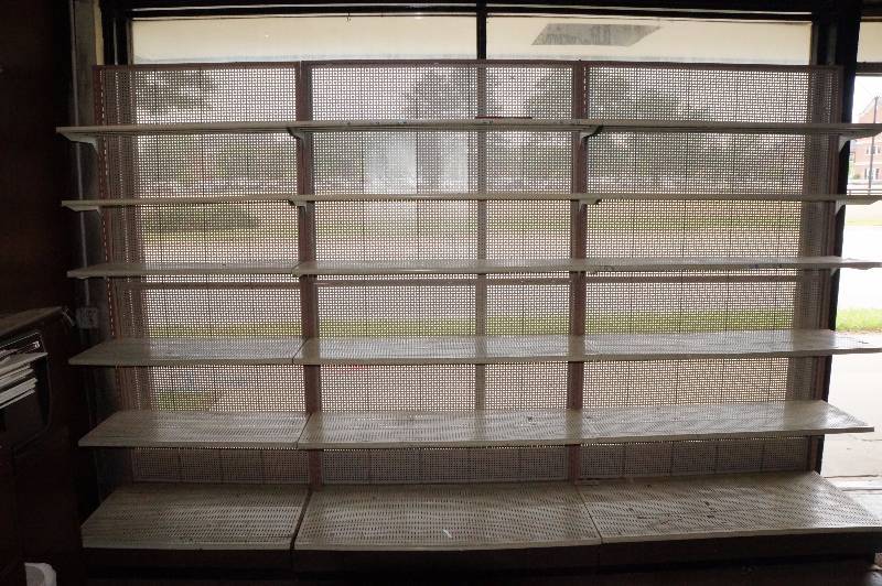 lot 187 image: 11 x 7 x 14 - 24 depth shelving unit.