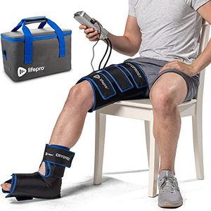 lot 3145 image: Lifepro Ice Machine for Knee Cryotherapy Machine - Cold Therapy Machine for Ankle, Calf, & Thigh Knee Ice Machine, Includes Reusable & Non-Toxic Wraps for Knee - Therapy Machine