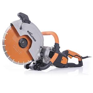 lot 3052 image: Evolution (R300DCT) - 12 in Concrete Saw (Aka Circular Saw, Angle Grinder, Chop Saw, Cut Off Saw, Demo Saw, Disc Cutter, Power Cutter) - 15A Motor, No Gas - 4-12 in Cut - Incl Premium Diamond Blade