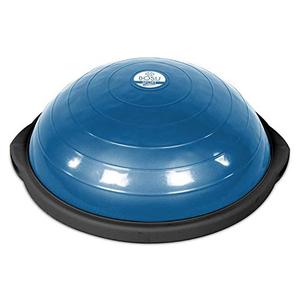 lot 3053 image: Bosu 50-Centimeter Dynamic Non-Slip Travel-Size Home Gym Workout Balance Ball Pod Trainer for Strength and Flexibility, Blue