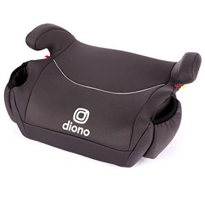 lot 3115 image: Diono Solana 2022, No Latch, Single Backless Booster Car Seat, Lightweight, Machine Washable Covers, Cup Holders, Black