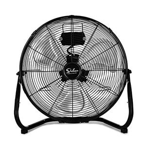 lot 3237 image: Simple Deluxe 18 Inch 3-Speed High Velocity Heavy Duty Metal Industrial Floor Fans Oscillating Quiet for Home Commercial, Residential, and Greenhouse Use, OutdoorIndoor, Black