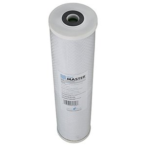 lot 3162 image: Home Master CFRFGAC20-20BB Replacement Whole House Water Filter, High Flow 20gpm, Radial Flow GAC Carbon 20 x 4.5 Fits Big Blue