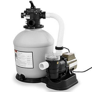 lot 3170 image: XtremepowerUS 3,100GPH Swimming Pool 16 Sand Filter 34 HP Pool Pump w Timer 15,000GAL Above Ground Pool Set