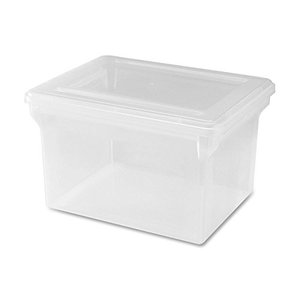 lot 3189 image: Lorell LLR68925 LetterLegal Plastic File Box, 1 EA