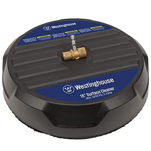 lot 3202 image: Westinghouse Outdoor Power Equipment Universal 15 Pressure Washer Surface Cleaner Attachment - 3200 Max PSI, 14 Connector - for Gas and Electric Pressure Washers, Black