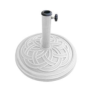 lot 3263 image: Bond Manufacturing, White 60478A Gaelen Umbrella Base, 12kg, 12-kg
