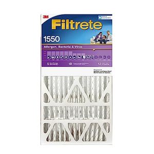 lot 3276 image: Filtrete 16x25x5, AC Furnace Air Filter, MPR 1550 DP, Healthy Living Ultra Allergen Deep Pleat, 1-Pack (Actual Dimensions 15.62x24.12x4.87)