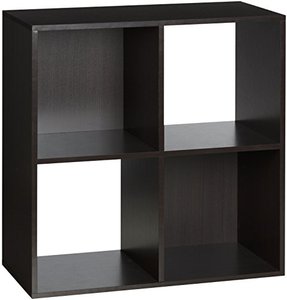 lot 3298 image: OneSpace 4-Cube Organizer, Espresso