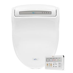 lot 3311 image: Bio Bidet by Bemis BB-1000W Supreme Warm Water Bidet Toilet Seat, Elongated, White
