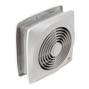 lot 3330 image: Broan-Nutone 511 Room-to-Room Ventilation Fan, Plastic White Square Exhaust Fan, 4.5 Sones, 180 CFM, 8