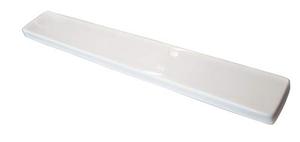 lot 3351 image: Design House 550921 Cultured Marble Side Splash, Solid White, 3.4D x 19W x 0.6H