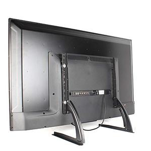 lot 3390 image: Universal TV Stand Base Replacement, Table top Pedestal Mount Fits 32 37 40 42 47 50 55 60 inch LCD LED Plasma TVs, VESA up to 800 x 400mm