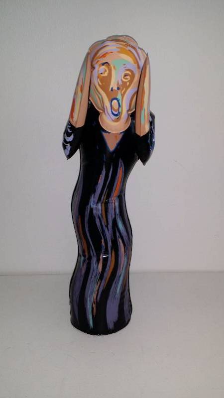 lot 1112 image: Edward Munch The Scream Inflatable Doll, From the Munch Museum, Vintage 1993, 18
