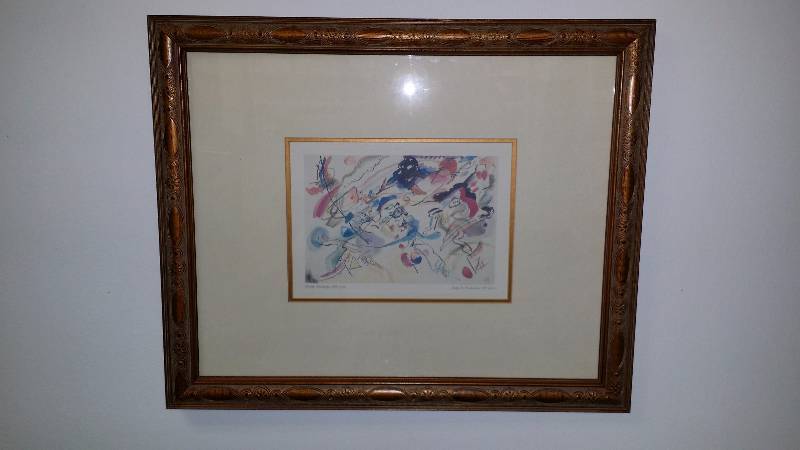 lot 1123 image: Wassily Kandinksky Study for Composition VII 1913 Framed Lithograph