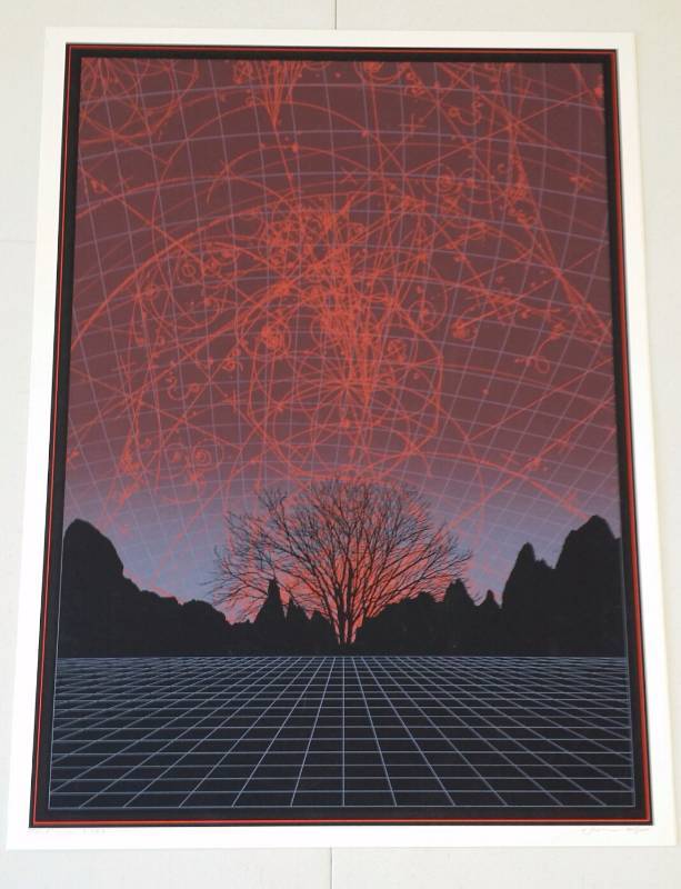 lot 1136 image: Continuum Art Print Modern Geometric Artwork, Hand-SignedNumbered, Very Cool