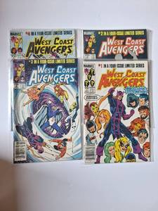 lot 409 image: 4 Part West Coast Avengers 1984