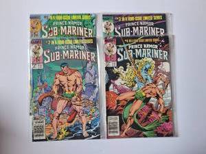 lot 412 image: 4 Part Prince Namor Sub-Mariner Limited Series 1984