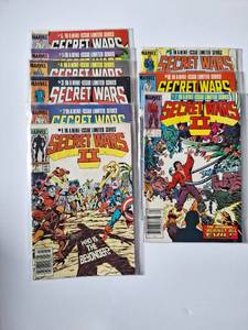 lot 419 image: 1985 (9) Part Series of Secret Wars 2