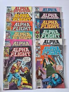 lot 429 image: (12) Issues of Marvel Alpha Flight (1983-1984)
