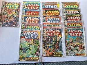 lot 436 image: (16) Iron Fist 1970s Marvel Comic Issues