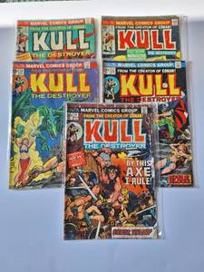 lot 443 image: (5) Issues of Kull the Destoryer 1976