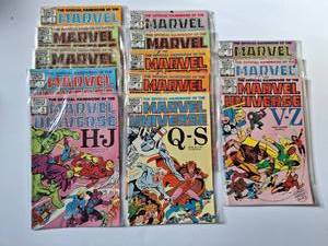 lot 446 image: The Official Handbook of the Marvel Universe B-Z (2 issues of CD and NP)
