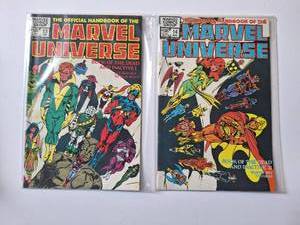 lot 447 image: 2 Part - The Offical Handbook of the Dead and Inactive