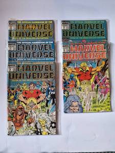 lot 449 image: (5) Issues of The Handboo of the Marvel Universe -Book of the Dead Deluxe Edition