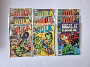 lot 450 image: (9) Marvel Comics Group The Incredible Hulk - 1977
