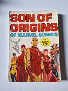 lot 404 image: Son of Origins of Marvel Comics by Stan Lee Published 1975 - Spine damaged see photos