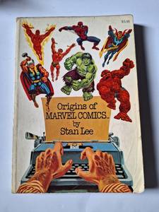 lot 453 image: Origins of Marvel Comics by Stan Lee Published 1974
