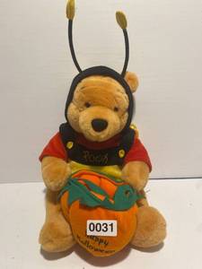 lot 31 image: Winnie the Pooh Halloween Stuffed Animal