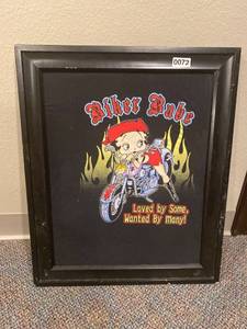 lot 72 image: Biker Babe Sign