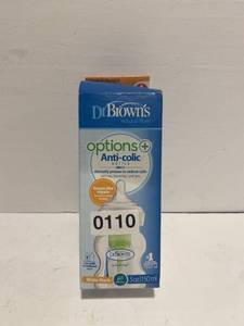 lot 110 image: Dr Browns Natural Flow Anti Colic Bottle