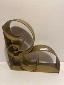 lot 115 image: Decorative medal shelf supports