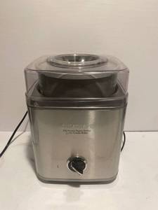 lot 117 image: Cuisnart Frozen Yogurt Maker