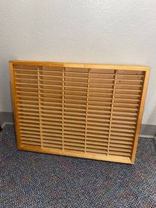 lot 188 image: Napa Valley Wooden Cassette Shelf