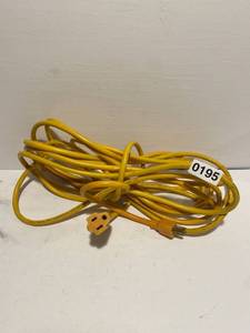 lot 195 image: Yellow Extension Cord