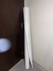 lot 198 image: Huge Grey Roll of Fabric
