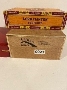 lot 21 image: Cigar Boxes