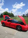 1999 Chevrolet Corvette Removable Roof Fastback Coupe Torch Red
