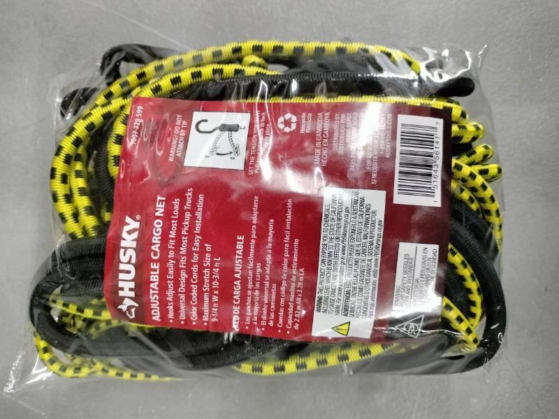 Husky adjustable outlet cargo net