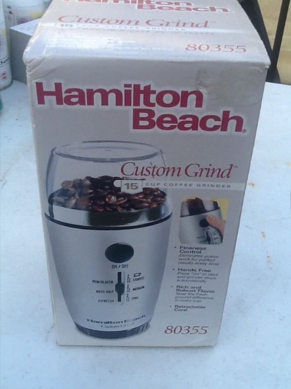 lot 7856 image: Been grinder great for coffee all kinds of kitchen chopping different settings