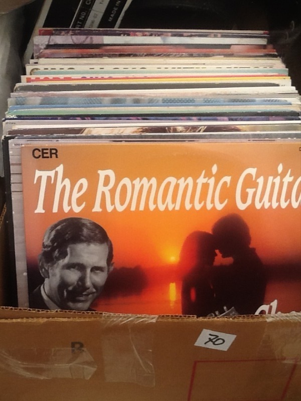 lot 7859 image: Box of various old vinyl albums